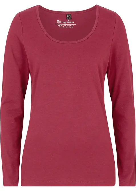 Longsleeve met ronde hals, bonprix