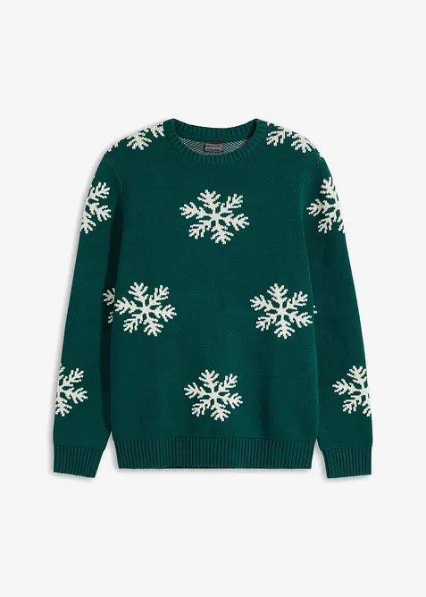 Trui met een winterse print, bonprix