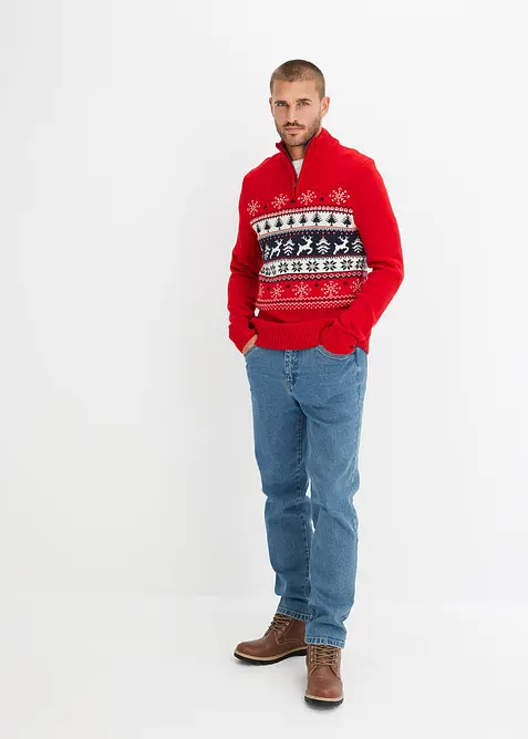 Noorse trui met schipperskraag, bonprix