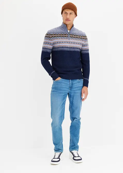 Noorse trui met opstaande kraag, bonprix