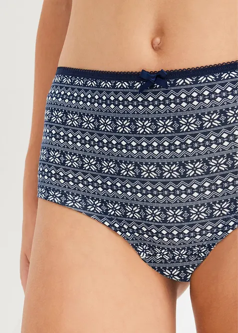 Maxi hipster met biologisch katoen (set van 4), bonprix