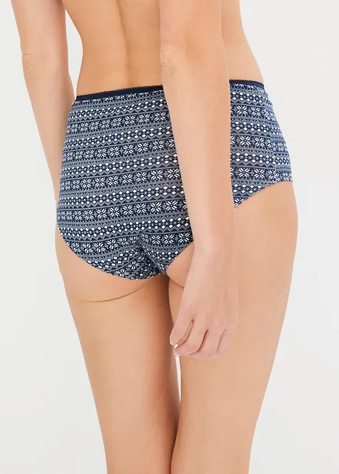 Maxi hipster met biologisch katoen (set van 4), bonprix