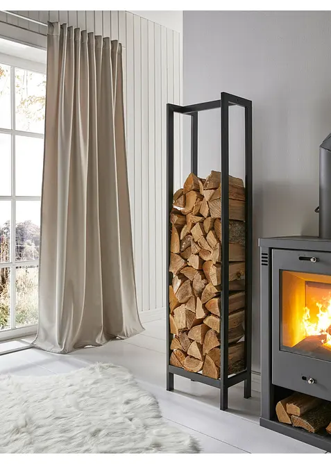 Isolerend gordijn met zachte fleece achterkant, ook in extra lang (1 stuk), bonprix