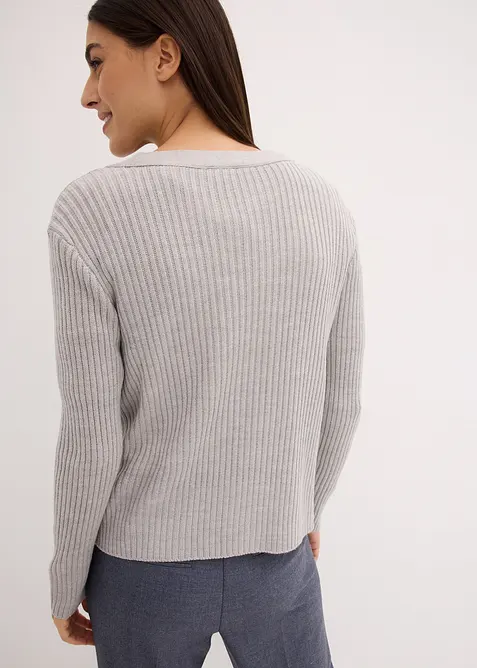 Geribt vest, bonprix