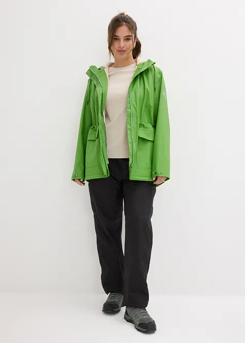 Waterdichte regenjas met teddy voering, bonprix