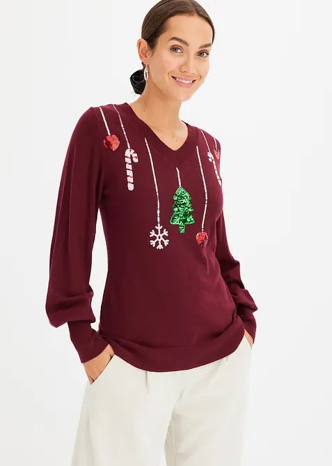 Fijn gebreide trui, bonprix