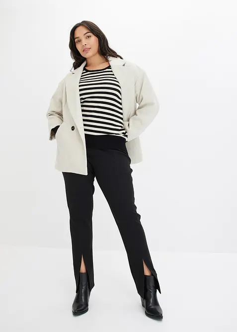 Fijn gebreide trui van een zachte viscosemix, bonprix