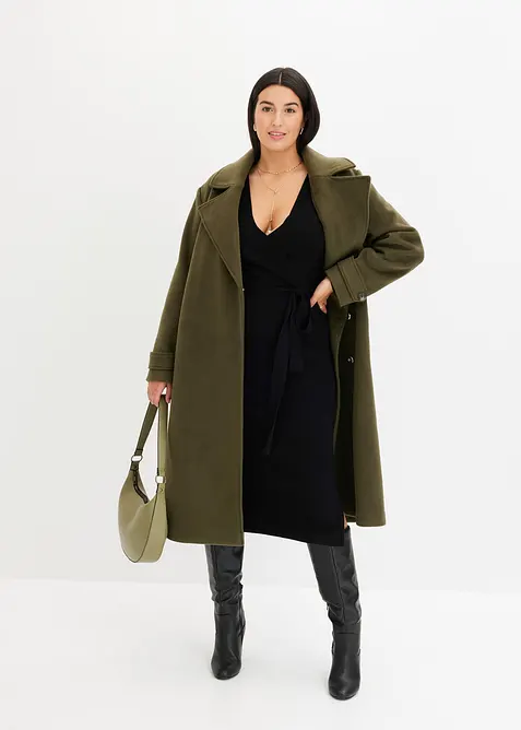 Gebreide jurk van soepele viscose, bonprix