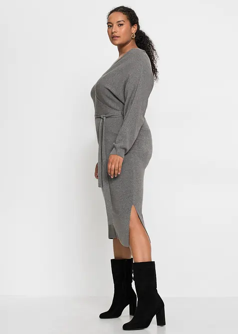 Gebreide jurk van soepele viscose, bonprix