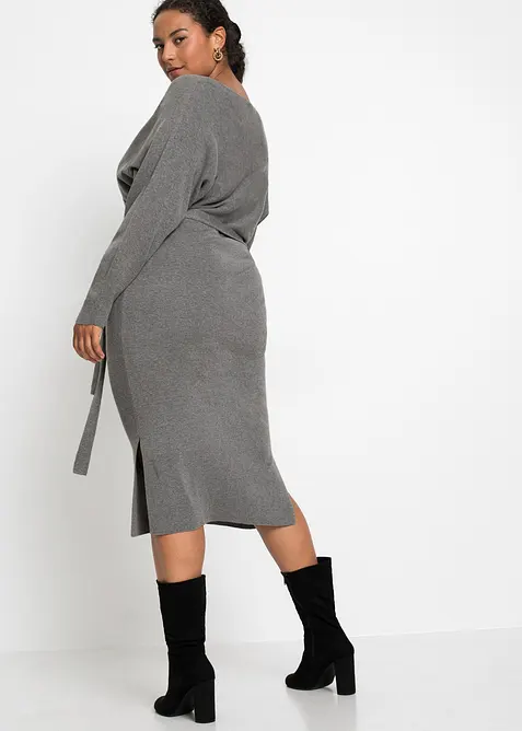 Gebreide jurk van soepele viscose, bonprix