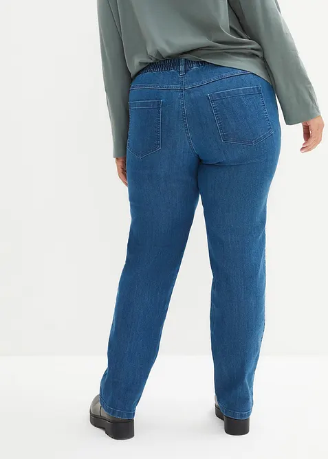 Straight jeans, mid waist (set van 2), bonprix