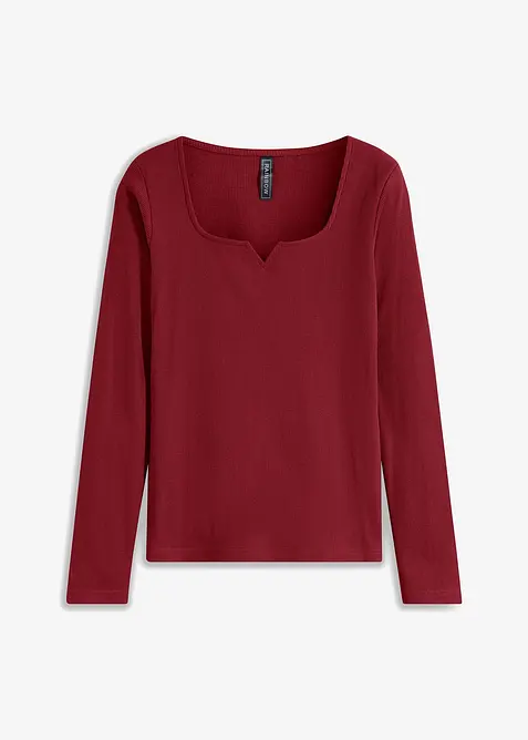 Geribd shirt van biologisch katoen, bonprix