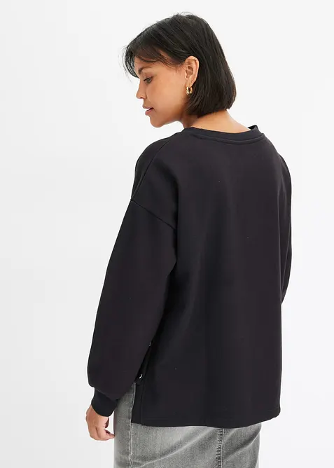 Oversized sweater van biologisch katoen, bonprix