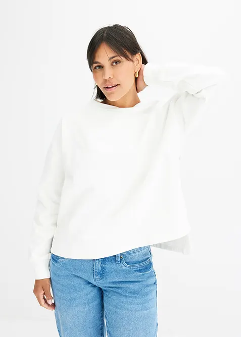 Oversized sweater van biologisch katoen, bonprix