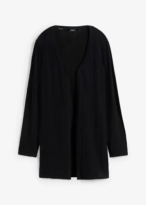 Gebreid vest van slub garen, bonprix