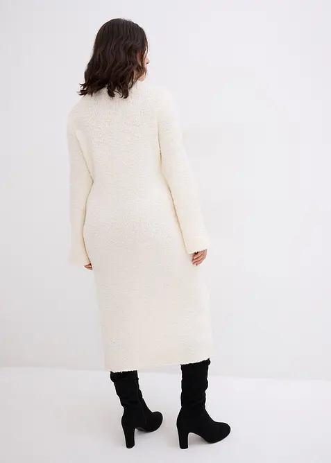 Gebreide jurk van boucl&eacute;, bonprix