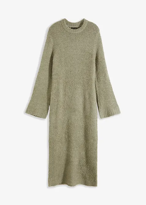 Gebreide jurk van bouclé, bonprix