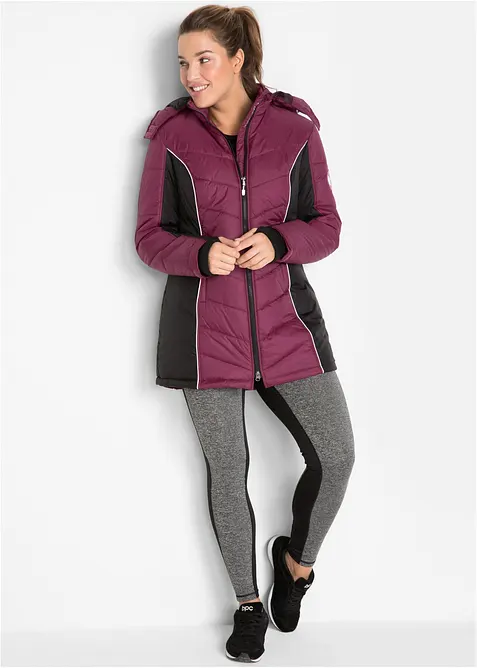 Gewatteerde outdoor ski-jas, waterafstotend, bonprix