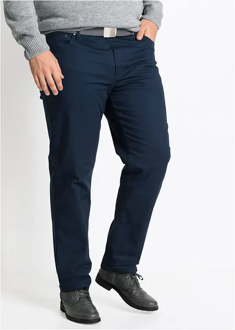Regular fit stretch thermobroek met een zachte flanellen voering, straight, bonprix