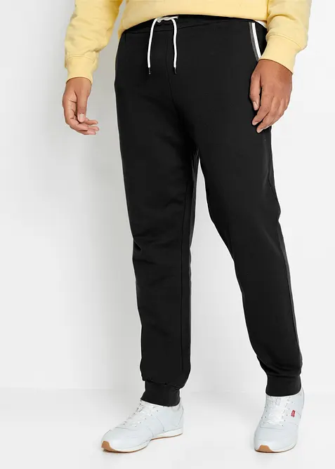 Joggingbroek van katoen met contrasterende details, bonprix