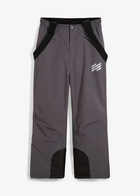 Waterdichte skibroek met bretels, warm gevoerd, bonprix