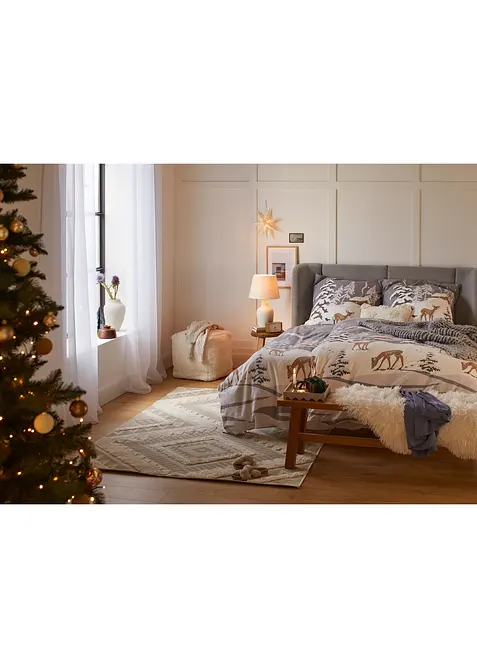 Dekbedovertrek met ree&euml;n, bonprix