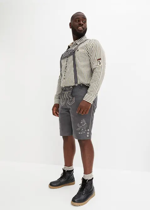 Tiroler bermuda van imitatieleer, bonprix