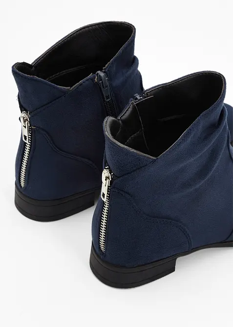 Enkellaarsjes met plooitjes, bonprix