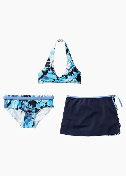 Meisjes bikini en rokje (3-dlg. set), bonprix