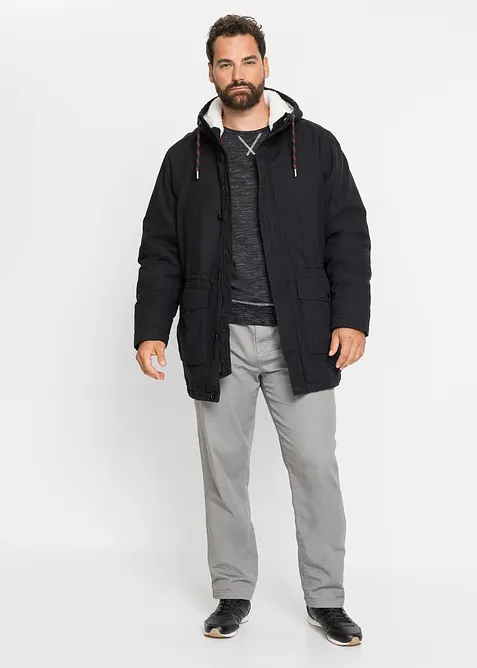 Winterparka met teddy voering in de capuchon, bonprix