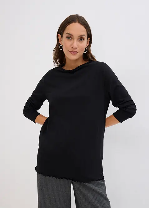 Longsleeve in een katoenmix, bonprix