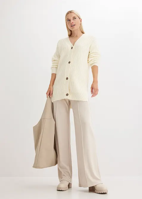 Grof gebreid vest in een zachte wolmix, bonprix