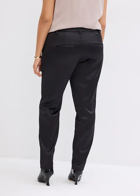 Pantalon van fijn satijn, bonprix