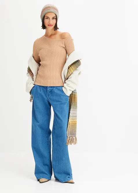 Geribd one shoulder shirt, bonprix