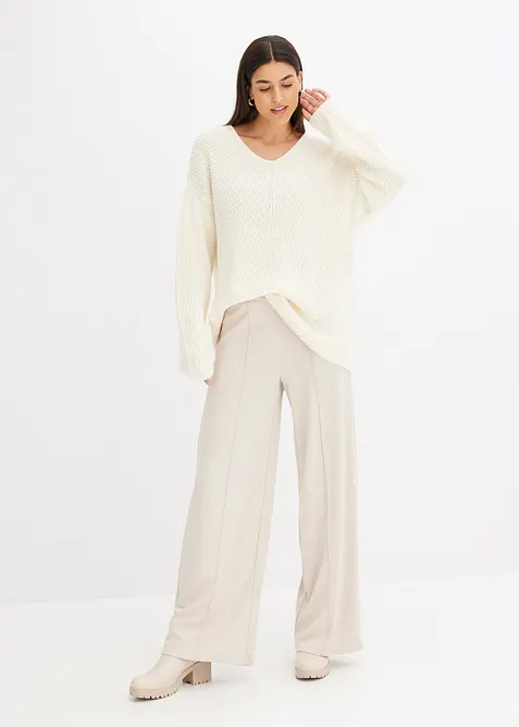 Oversized trui van een wolmix, bonprix