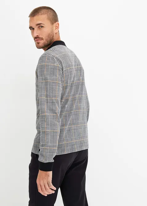 Piqué poloshirt met lange mouwen, bonprix