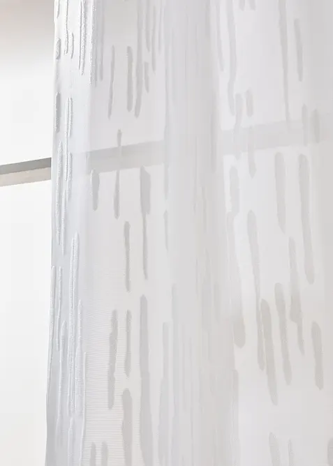 Transparant gordijn van jacquard (1 stuk), bonprix