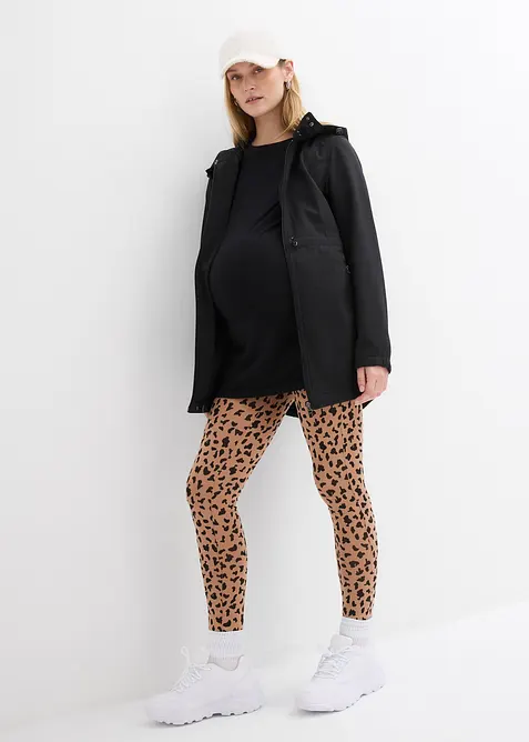 Softshell zwangerschapsjas/draagjas, verstelbaar in wijdte, bonprix