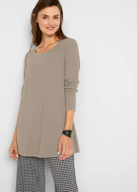 Longsleeve van een katoen/viscose-mengsel, bonprix