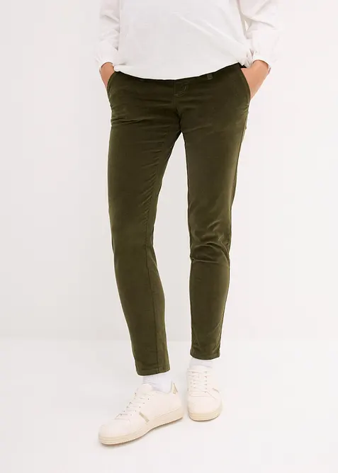 Corduroy broek in een biologische katoenmix, loose fit, bonprix