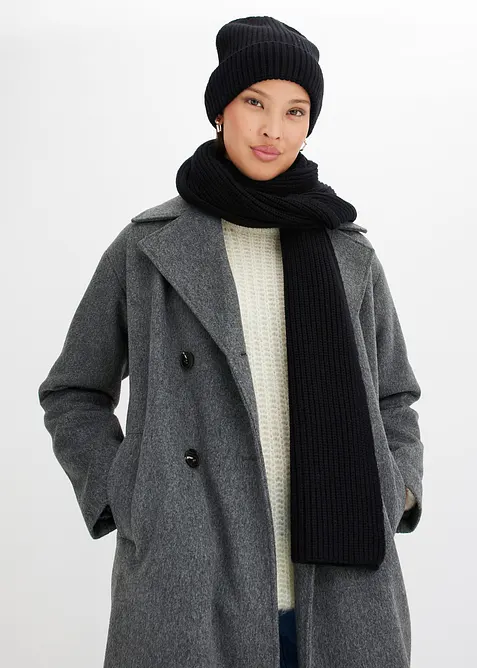 Sjaal en muts (2-dlg.set), bonprix