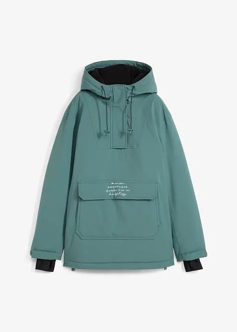waterdichte outdoor instap ski-jas met fleece voering, oversized, bonprix