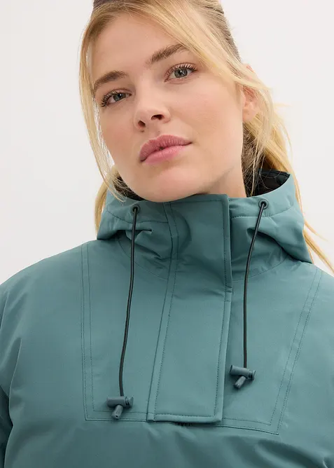 waterdichte outdoor instap ski-jas met fleece voering, oversized, bonprix