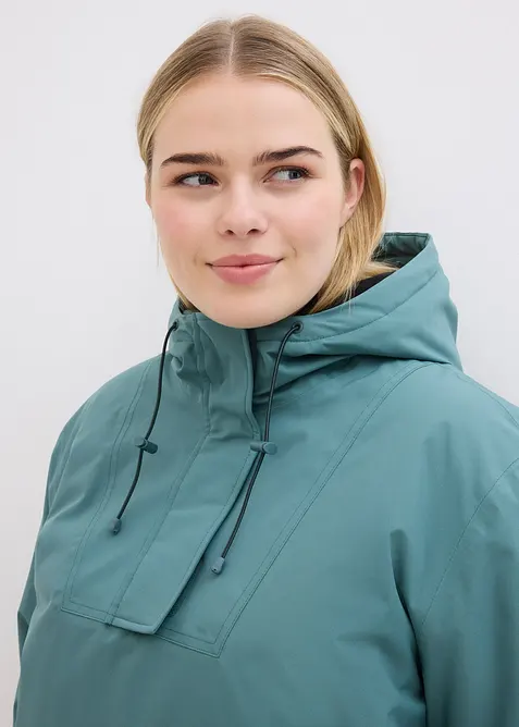 waterdichte outdoor instap ski-jas met fleece voering, oversized, bonprix