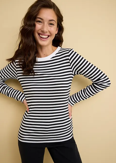 Longsleeve van biologisch katoen, bonprix