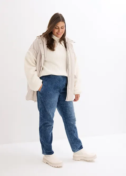 Boyfriend mid waist thermojeans, bonprix