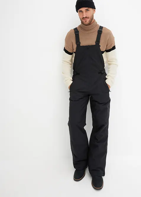 Waterdichte thermo skibroek met bretels, bonprix