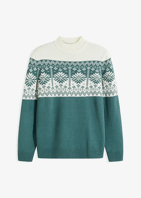 Poloshirt met kerstmotief, bonprix