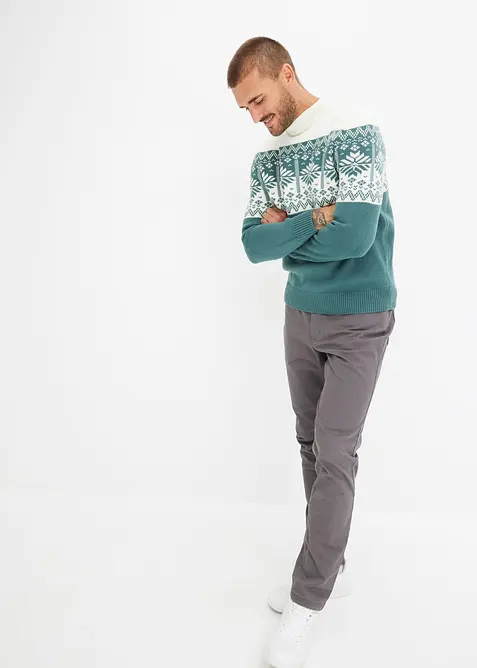 Poloshirt met kerstmotief, bonprix