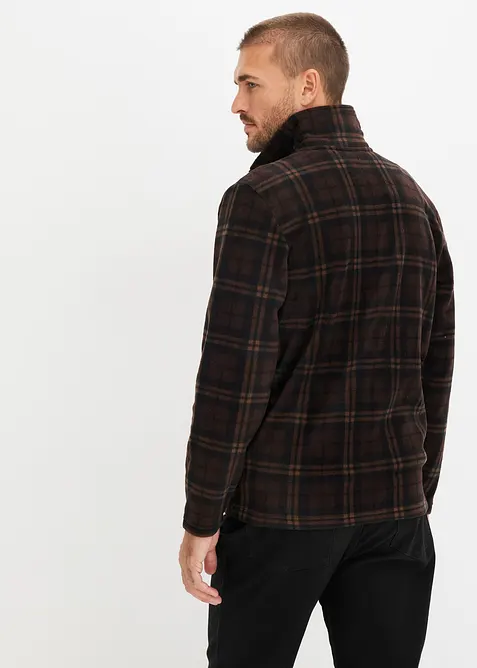 Fleece jas met opstaande kraag, bonprix